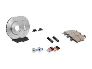 ES#2770969 - 004420022067KT6 - Front Brake Service Kit - Featuring ATE Rotors And Akebono-Euro Pads - Assembled By ECS - Mercedes Benz