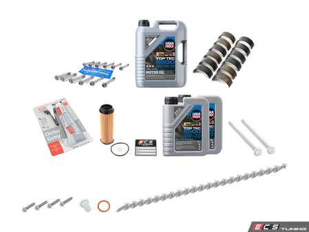 ES#4871888 - B58-WPC-RBKT - WPC-Treated Performance Rod Bearing Service Kit - Everything needed to replace your rod bearings. Featuring Turner Motorsport "Race Series" rod bearings and ARP connecting rod bolts for added durability! - Assembled By ECS - BMW