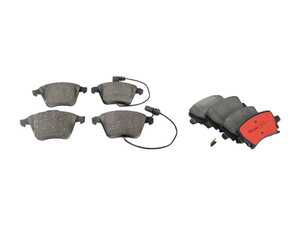 ES#4492337 - 8E0698151G3KT - Front & Rear Premium Ceramic Brake Pad Set - Brembo NAO Ceramic pads are designed to deliver improved comfort and reduced pad wear - Brembo - Audi