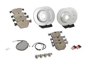 ES#4815879 - 34116855000RPKT7 - Front & Rear Brake Service Kit - Includes ECS V5 rotors and ECS DD23 ceramic pads. - Assembled By ECS - BMW