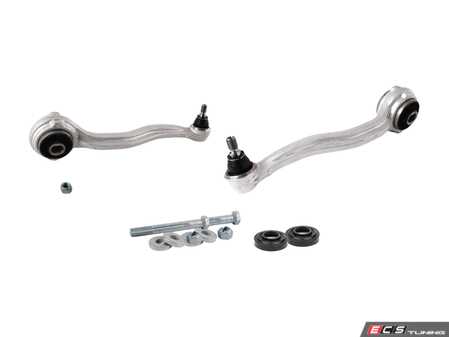 ES#3691906 - a2043304311KT1 - Front Upper Control Arm Kit - Featuring OE Manufacturer Lemforder Control Arms with Pre-Installed Bushings - Assembled By ECS - Mercedes Benz