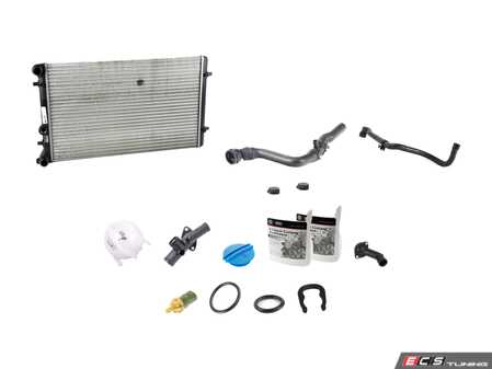 ES#2763397 - 1J0121253ADKT3 - Cooling System Refresh Kit - The most common failure points in your cars cooling system - Assembled By ECS - Volkswagen