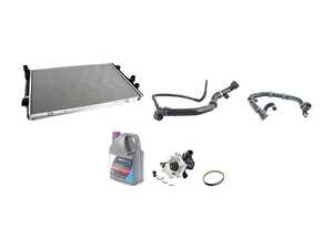 ES#3979162 - 5q0122101gs4KT - Cooling System Refresh Kit - Level 2 - This entry level kit includes thermostat, waterpump, radiator, complete upper & lower radiator hoses and coolant - Assembled By ECS - Volkswagen