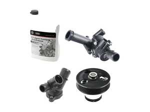 ES#5386541 - 07k121011kKT - Thermostat / Water Pump Replacement Kit - Includes necessary parts to replace the thermostat and water pump. - Genuine Volkswagen Audi - Audi