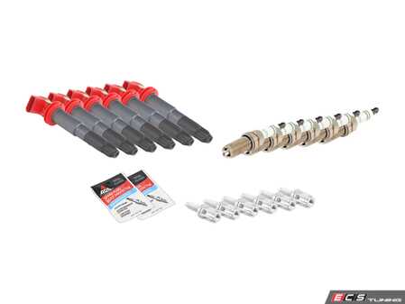 ES#3677206 - 94860210413KT5 - 2010-2016 3.6L Panamera Ignition Service Kit - Featuring OE Beru Ignition Coils and Bosch Spark Plugs - Assembled By ECS - Porsche