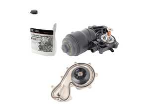 ES#5386470 - 059121008KKT - Water Pump / Thermostat Kit - 3.0 TDI - Includes necessary parts to replace the thermostat and water pump. - Genuine Volkswagen Audi - Audi