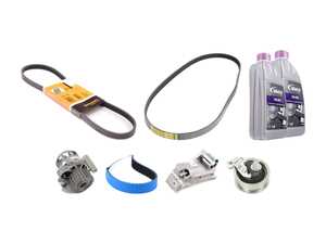 ES#5425427 - 06B109119F2KT - Timing Belt Kit - Ultimate Plus With Gates Racing Timing Belt - Professional kit to service your timing belt and water pump - Assembled By ECS - Audi