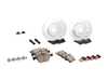ES#2771571 - 210421251264KT20 - Front & Rear Brake Service Kit - Featuring ATE Rotors And Akebono-Euro Pads - Assembled By ECS - Mercedes Benz
