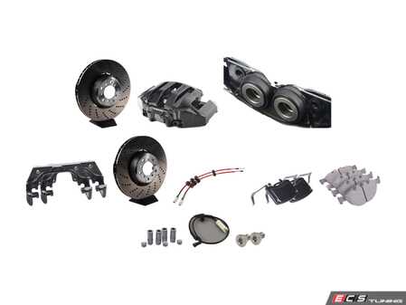 ES#2739956 - 34112282806KT - E60 M5 Front Brake Retrofit Kit - Complete kit to retrofit the 374x36mm front brakes from the M5 - Assembled By ECS - BMW
