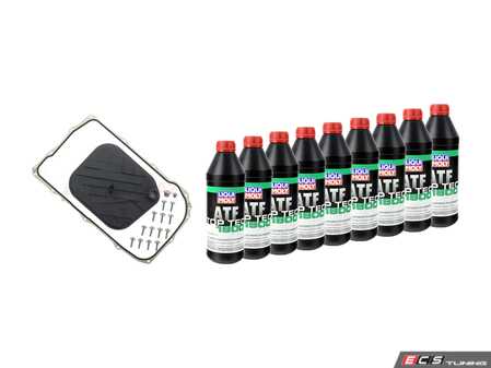 ES#4820528 - G8XM8HPSKT3 - Automatic Transmission Service Kit - 8HP76 - Includes all the necessary components for a complete transmission service - Featuring a new Hengst filter, Liqui-Moly Top Tec 1800 ATF, a pan gasket, pan installation hardware, and fill & drain plugs - Assembled By ECS - BMW