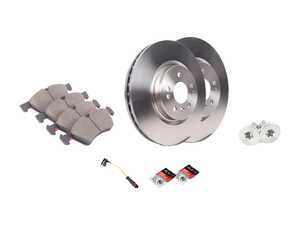 ES#4643479 - 1644211312KT9 - Front Brake Service Kit - Featuring Brembo rotors, and Brembo Ceramic pads - Assembled By ECS - Mercedes Benz