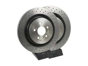 ES#4698436 - 1664230512KT1 - Rear Brake Rotors - Pair (345x26mm) - does not include rotor secure screws - Brembo - Mercedes Benz