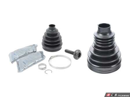 ES#3647672 - 8k0498201c1KT - Front CV Joint Refresh Kit - Priced Each - Includes both inner & outer boots with hardware - Services one axle - GKN Drivetech - Audi