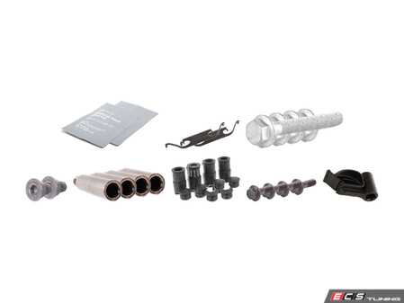 ES#2593028 - 34111157038KT - Front Pad And Rotor Installation Kit - Includes everything to install new front brakes including guide bolts and bushings - Genuine BMW - BMW