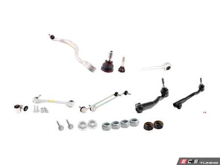 ES#2598863 - 31121092609KT2 - Front Suspension Refresh Kit - Level 2 - Control arms, bushings, hardware, tie rods, and stabilizer end links for a more complete front suspension rebuild - Genuine BMW - BMW