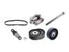 ES#4818705 - 11281703943KT2 - Performance Accessory Belt Service Kit - Featuring ECS high-performance red Kevlar accessory belt, Continental A/C belt, tensioners, and rollers. - Assembled By ECS - BMW