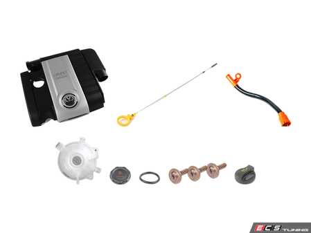ES#2586436 - 06F133837AHKT - Engine Cover Kit - FSI - Give your engine bay a factory fresh look - Genuine Volkswagen Audi - Volkswagen