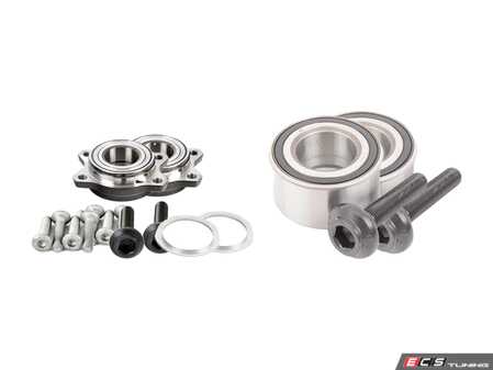 ES#3659361 - 8E0498625BKT6 - Complete Wheel Bearing Kit - All-inclusive kit includes bearings, axle bolts, and securing bolts for all four corners of the vehicle - Febi - Audi