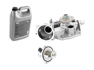 ES#3659072 - 11517846361KT - Cooling System Refresh Kit - Level 1 - Everything you need to replace your water pump and thermostat with OE BMW components. - Genuine BMW - BMW