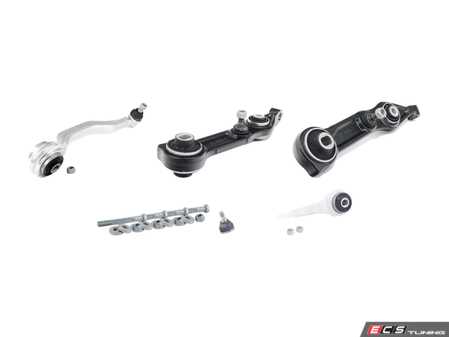 ES#3647722 - 2113308207KT2 - W211 Front Lower Control Arm Kit With Hardware - Everything you need to replace the four front lower control arms on your W211 - Lemforder - Mercedes Benz