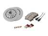 ES#2785298 - 4E06986HOKt - Rear Brake Service Kit - Featuring Zimmermann rotors and ECS DD23 "Daily Driver" ceramic pads. - Assembled By ECS - Audi