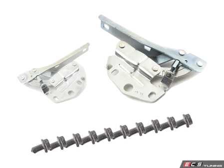 ES#2708032 - 3C0823301E - Hood Hinge Replacement Kit - Replace your damaged hinges - Genuine Volkswagen Audi - Volkswagen