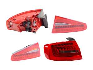 ES#2713372 - 8K5945093ADKT - LED Tail Light Set - Includes all tail light assemblies with bulbs - Genuine Volkswagen Audi - Audi