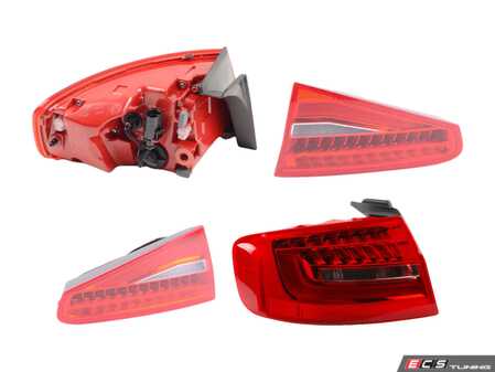 ES#2713372 - 8K5945093ADKT - LED Tail Light Set - Includes all tail light assemblies with bulbs - Genuine Volkswagen Audi - Audi