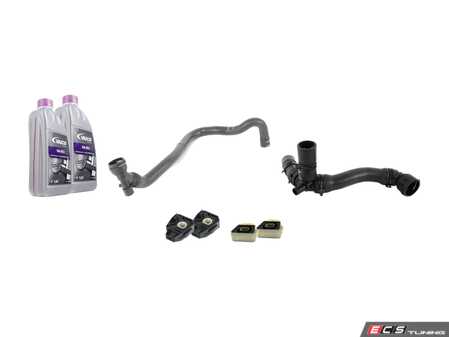 ES#2952421 - 1c0122101askKT - ECS Radiator Installation Kit - Includes radiator mounts and hoses for a simple installation - Assembled By ECS - Volkswagen