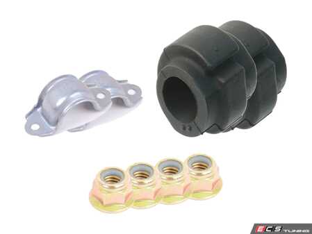 ES#3677966 - 8k0411327bktKT - Front Sway Bar Installation Kit  - Includes brackets, bushings, & all necessary hardware to properly install a new sway bar. - Assembled By ECS - Audi
