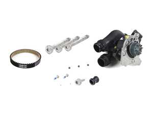 ES#4765649 - 06J121026BHKT - Water Pump Kit - Includes a new water pump, belt, thermostat/housing, aluminum union piece & hardware - Genuine Volkswagen Audi - Audi Volkswagen