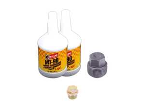 ES#4820628 - E2XMMTSKT2 - Manual Transmission Service Kit - Includes the fluid and plugs needed to replace your manual transmission's fluid - Featuring Redline MT-90 fluid and Genuine BMW drain/fill plugs - Assembled By ECS - BMW