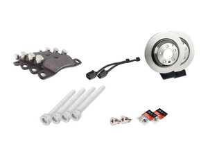 ES#2602558 - 95535240151ROKT1 - Rear Brake Service Kit - Featuring Brembo rotors and Textar brake pads - Assembled By ECS - Porsche