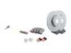 ES#3184148 - 0004211512KT6 - Front Brake Service Kit - Featuring Zimmerman coated rotors, Textar pads, Bowa sensors and Febi rotor screws - Assembled By ECS - Mercedes Benz
