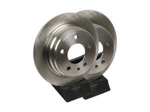ES#4669066 - 34211162968-P - Rear V5 Plain Brake Rotors - Set (284x10) - Precision manufactured and featuring a GeoSpec corrosion-resistant coating - ECS - BMW