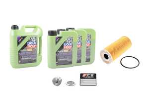 ES#4662411 - 0pb115466aKT - Liqui Moly Molygen Oil Service Kit (5w-40) - Includes Mahle filter and Liqui Moly Molygen New Generation A40 Spec oil - Assembled By ECS - Porsche