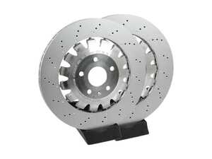 ES#4821222 - 8S0615301LKT1 - Front Brake Rotors - Pair (370x34)  - Restore the stopping power in your vehicle - SHW Performance - Audi