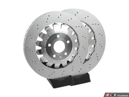 ES#4821222 - 8S0615301LKT1 - Front Brake Rotors - Pair (370x34)  - Restore the stopping power in your vehicle - SHW Performance - Audi