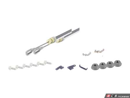 ES#2777674 - 8e0609721bbkt - Parking Brake Refresh Kit - Includes cables, brackets, and securing hardware - Genuine Volkswagen Audi - Audi