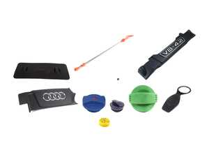ES#3691455 - 8e0422376KT - Engine Bay Refresh Kit  - Clean up your engine bay with new engine cover kit - Assembled By ECS - Audi