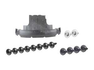 ES#3023224 - 7l8825285ckt - Front Belly Pan Kit - Reduces noise and protects your undercarriage - includes installation hardware - Assembled By ECS - Audi