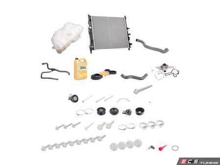 ES#2765324 - 1635000003KT - Cooling System Refresh Kit - Level 3 - Complete cooling system refresh kit, including belt and all pulleys - with aftermarket and Genuine components - Assembled By ECS - Mercedes Benz