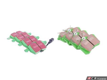 ES#3691743 - dp21330KT - Front & Rear Brake Pad Kit - EBC GreenStuff - Mildly upgraded composite pad. - EBC - Volkswagen