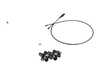 ES#4931623 - 2118800159KT - W211 Hood Latch Cable Repair Kit - Includes 2 hood latches and 2 release cables - Assembled By ECS - Mercedes Benz