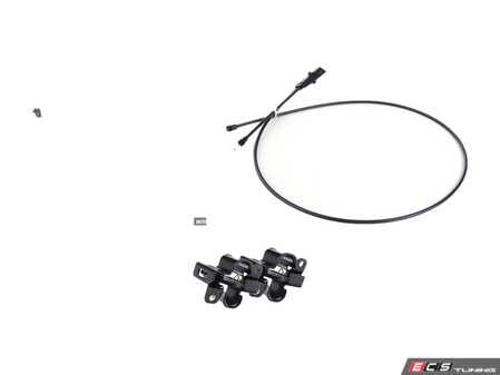 ES#4931623 - 2118800159KT - W211 Hood Latch Cable Repair Kit - Includes 2 hood latches and 2 release cables - Assembled By ECS - Mercedes Benz