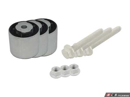 ES#4349812 - 7L0525337BKT - Front Differential Bushing Kit - Replace your worn out front differential bushings, includes hardware - Assembled By ECS - Volkswagen