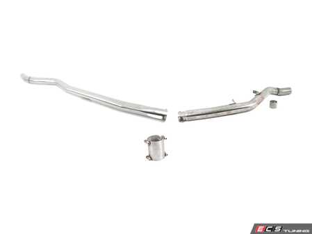 ES#3980442 - 721633KT - Supersprint Center Section - Includes center and front pipe to use with factory muffler - Supersprint - BMW