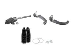 ES#3660473 - 2113302903KT3 - W211 4Matic Inner And Outer Tie Rod Service Kit - Featuring Lemforder Inner & Outer Control Arms, Inner Tie Rod Boots, clamps, and hardware - Assembled By ECS - Mercedes Benz