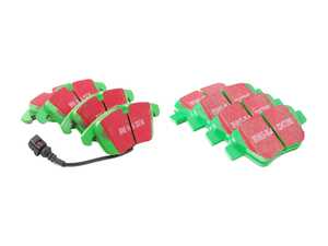 ES#3691631 - dp22075KT - Front & Rear Brake Pad Kit - EBC GreenStuff - Mildly upgraded composite pad. - EBC - Volkswagen
