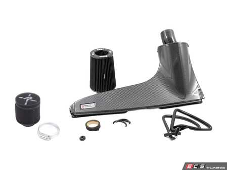 ES#2996679 - FMINDMK7KT - Gloss Carbon Fiber Cold Air Intake System - Black Hose - Draw in colder, denser air for stronger, more efficient combustion - Forge - Audi Volkswagen